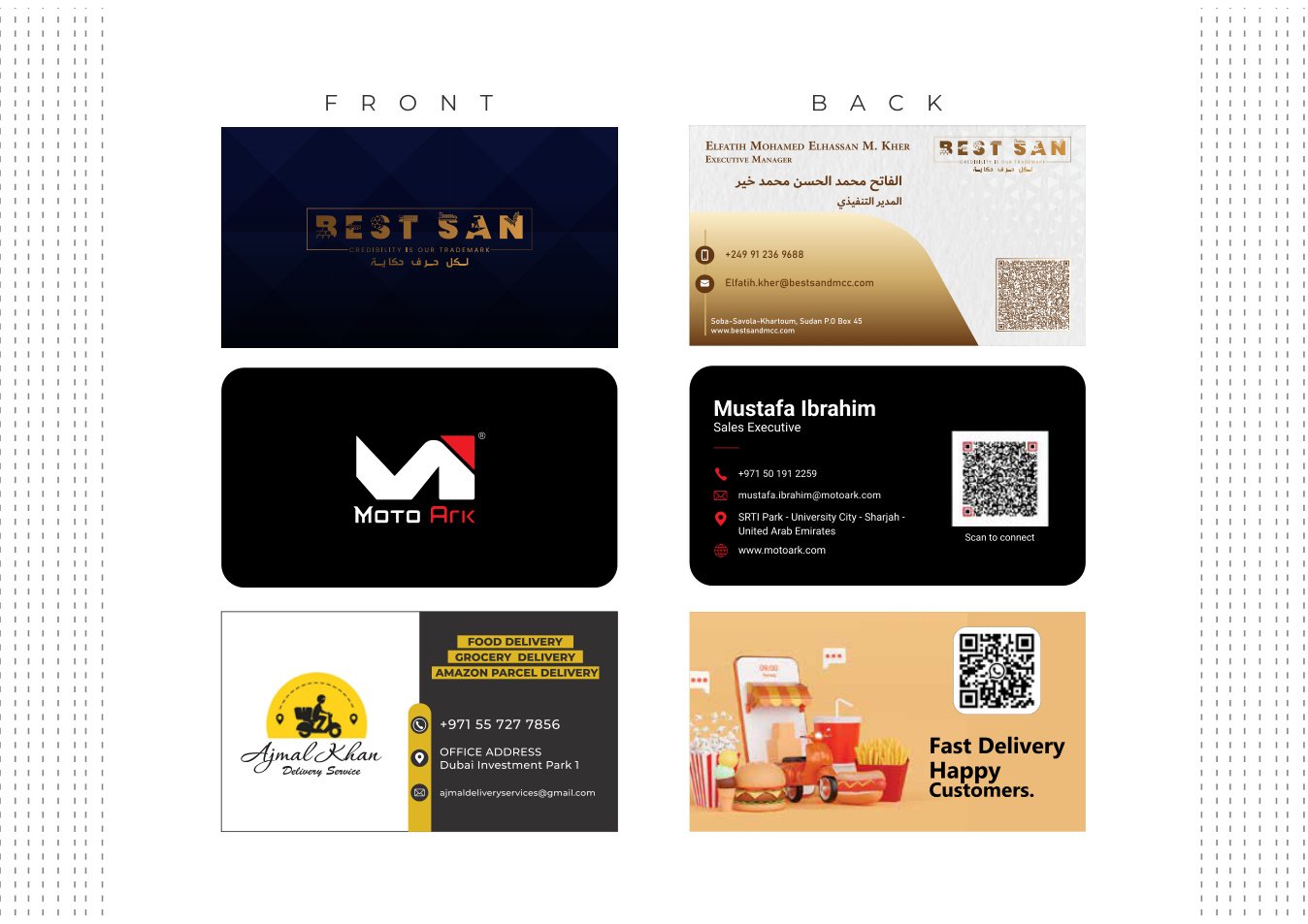 Business card collection