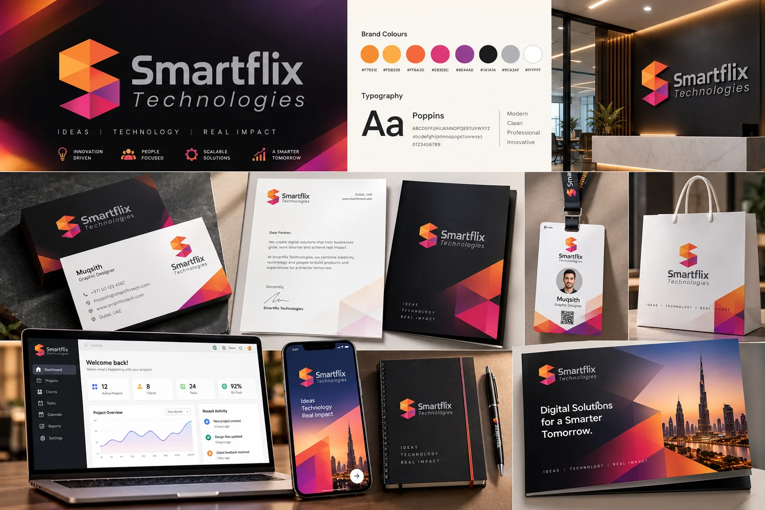 Showcase of design work